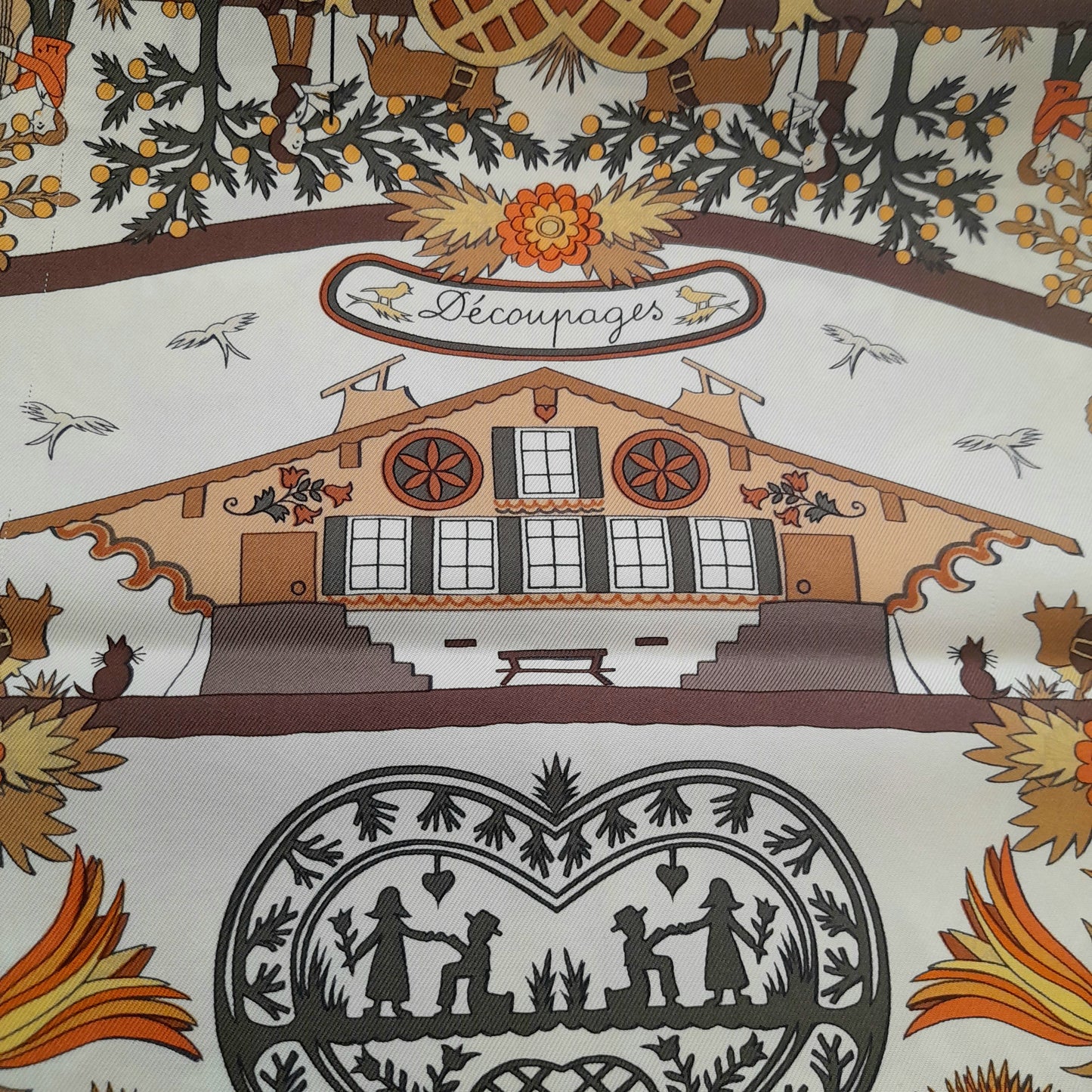 Foulard Hermès Découpages