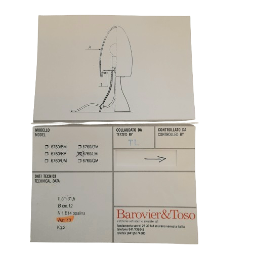 Lampada Barovier & Toso