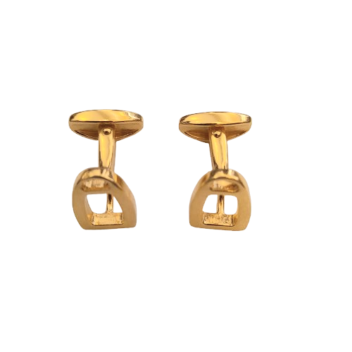 Gemelli Gucci Vintage Dorati con Logo