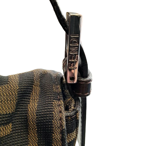 Borsa Fendi Baguette Canvas Zucca Monogram Vintage