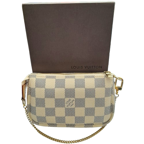 Borsa Mini Pochette Louis Vuitton Damier Azur