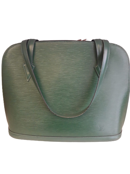 Borsa Louis Vuitton Lussac in Cuir Epi verde